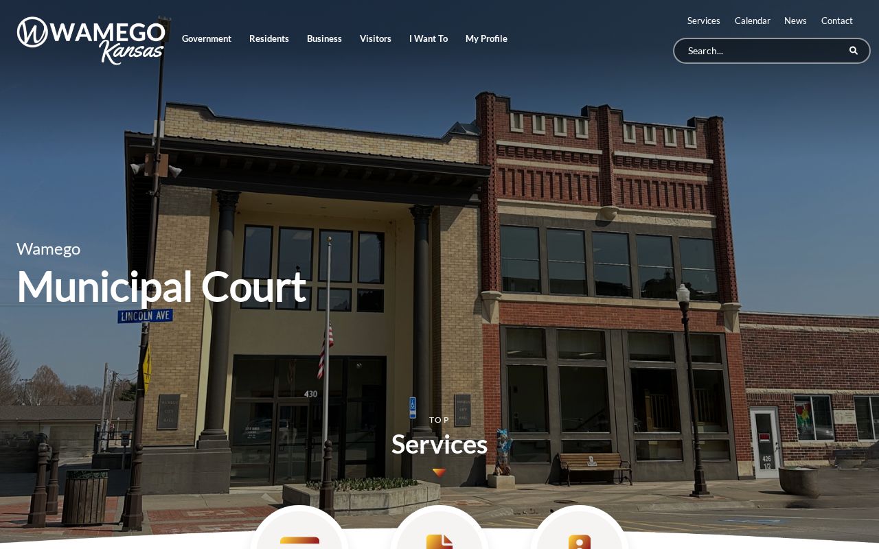 Wamego court docket and Municipal Court procedure page