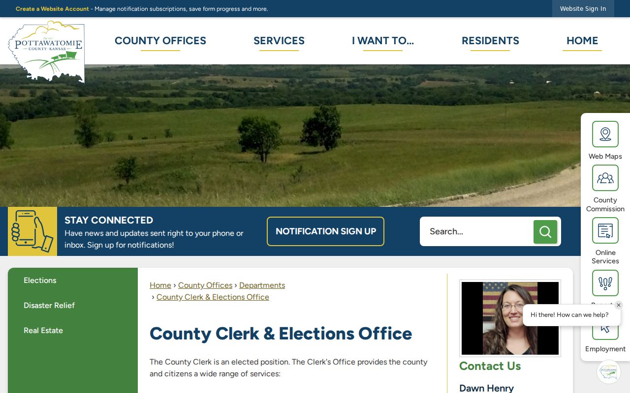 Pottawatomie County court records and KORA guidance
